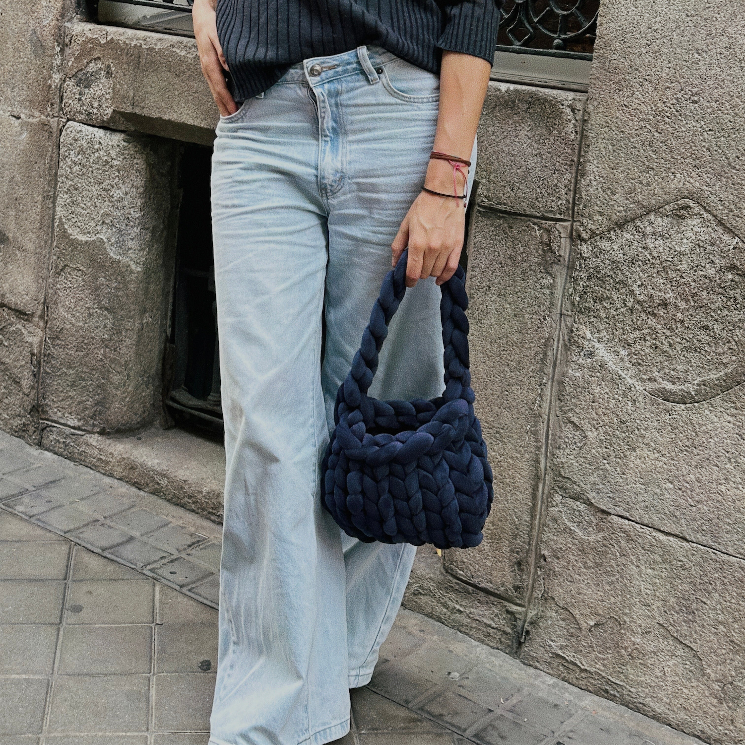 Chunky - Terciopelo Azul Marino