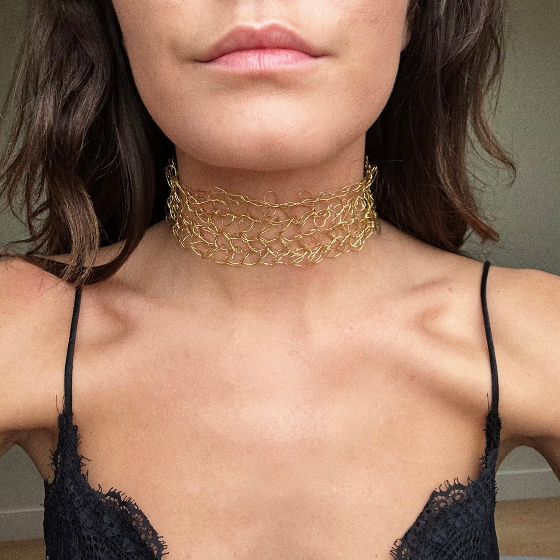 Double Choker - Gold