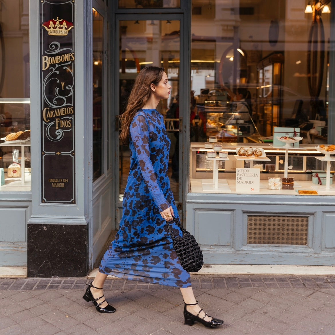 Bombonera - Negro satinado