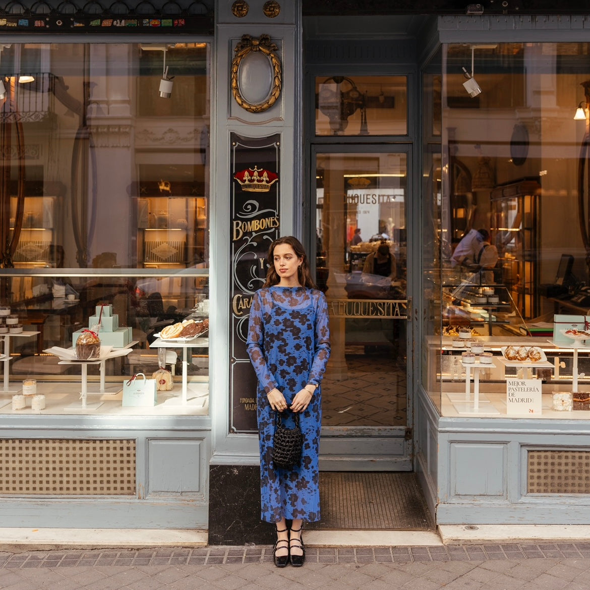 Bombonera - Negro satinado