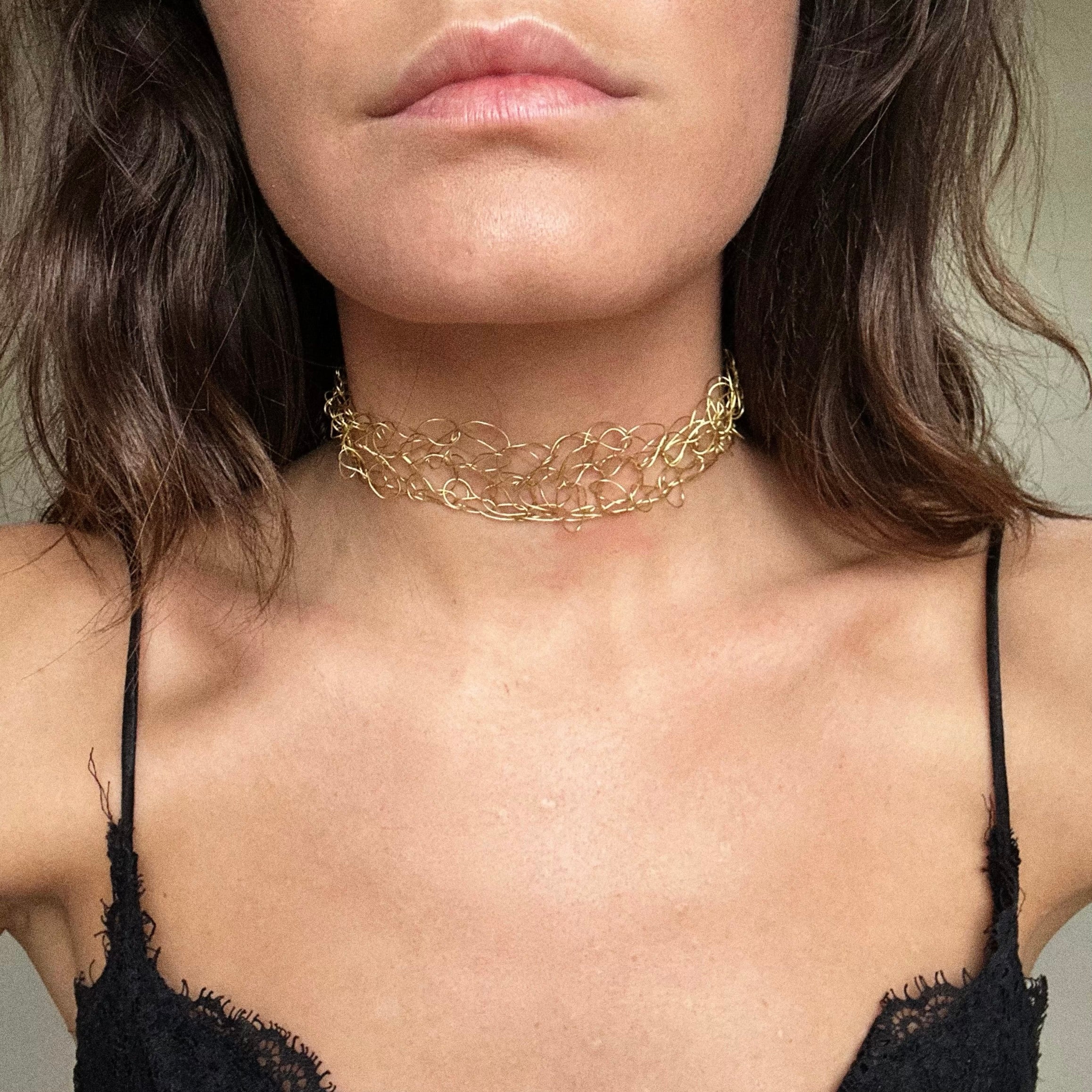 Gargantilla sencilla - Dorada