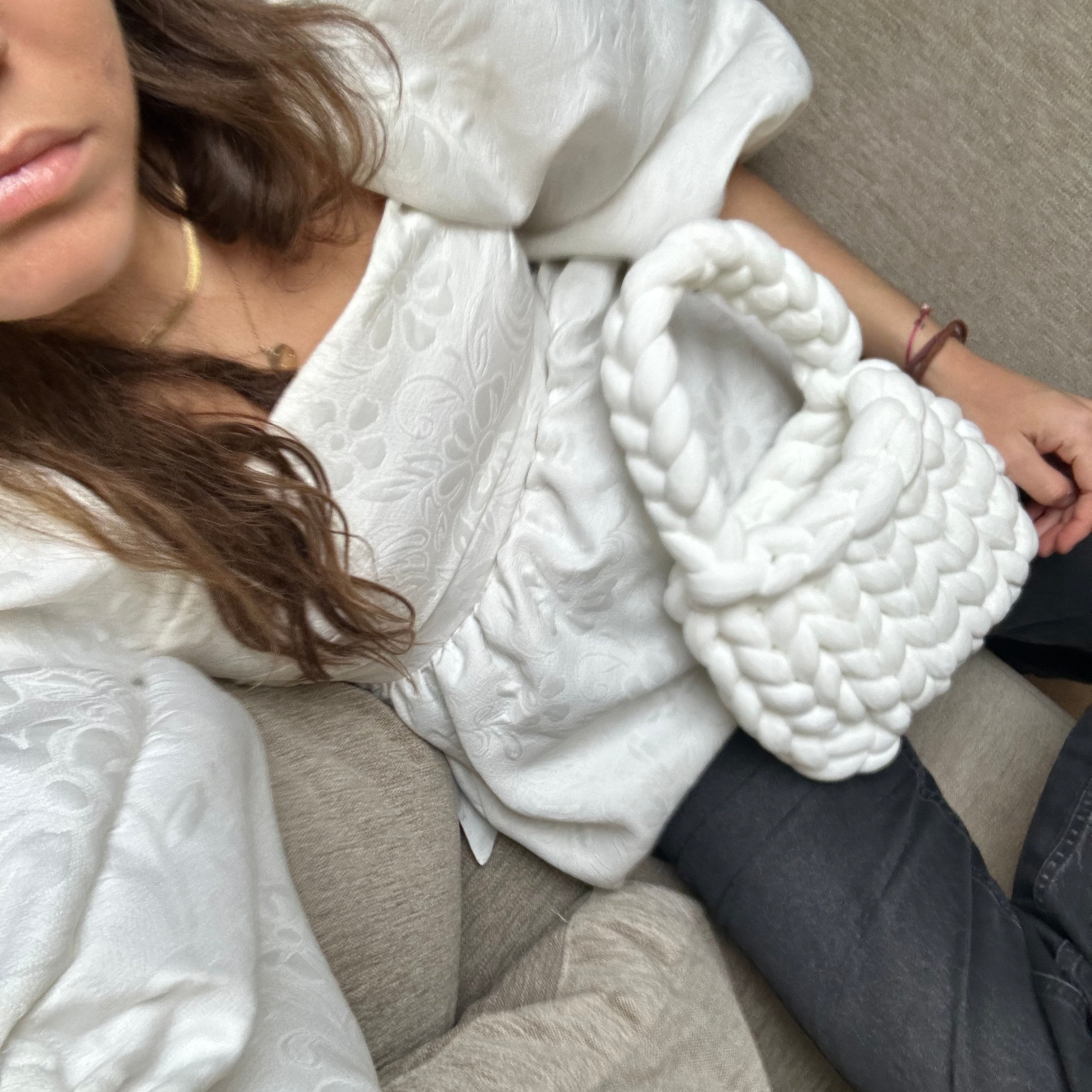 Chunky - Terciopelo blanco