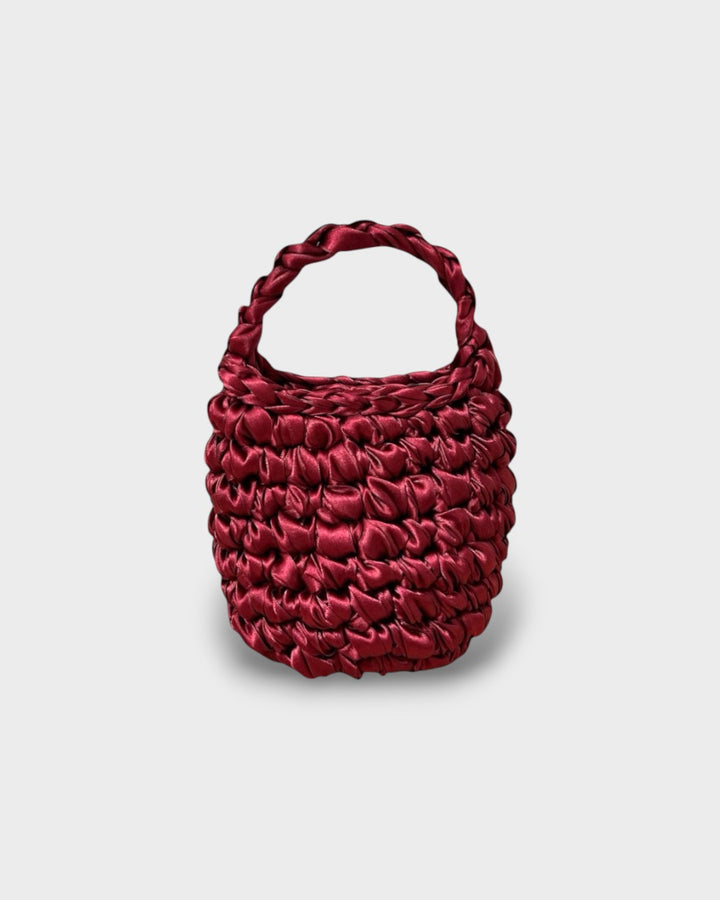 Bucket - Satin Red Wine