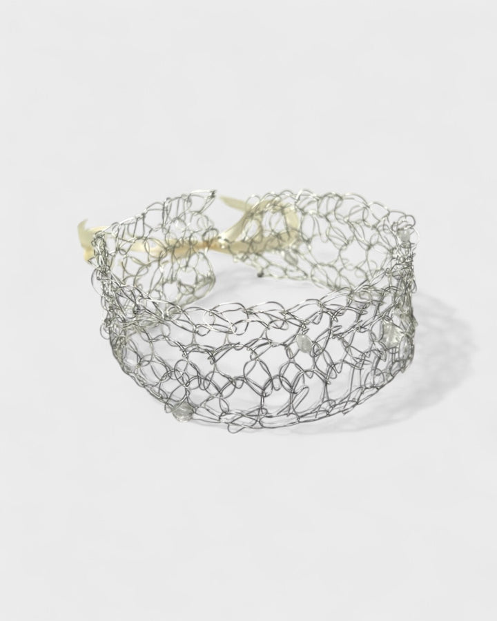 Double Beaded Choker - Silver