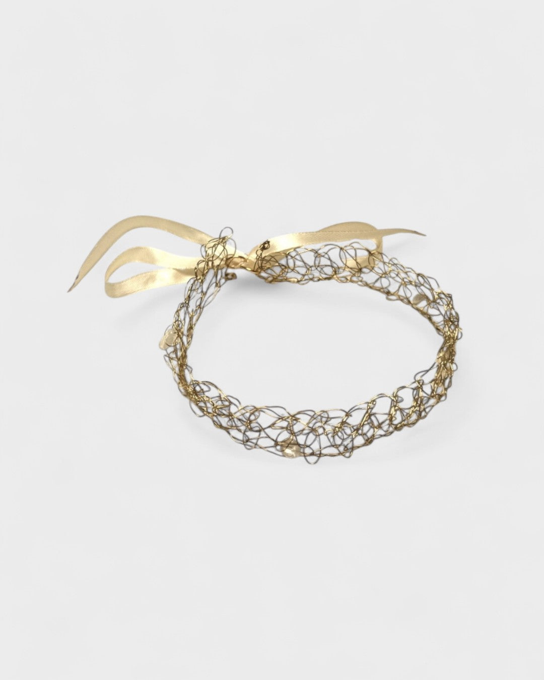 Gargantilla sencilla de cuentas - Dorada