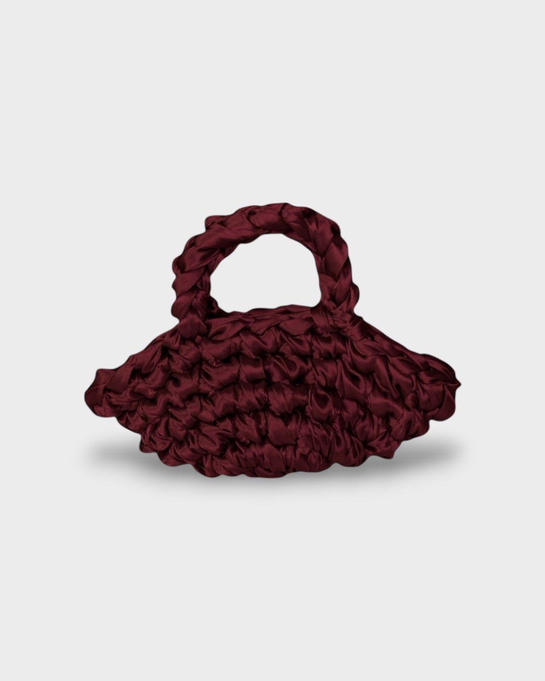 Basket - Satin Burgundy