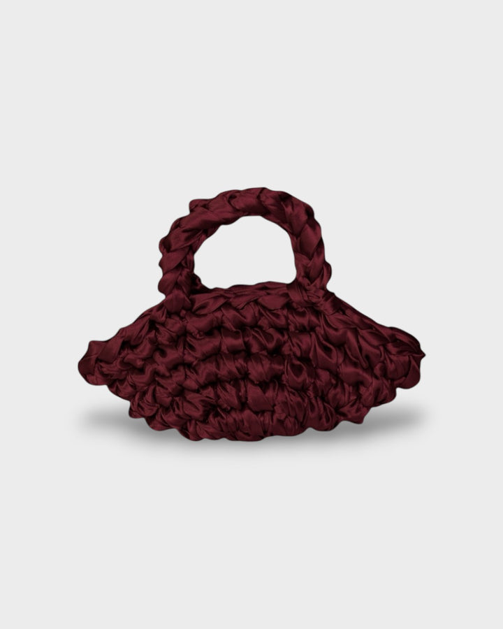 Basket - Satin Burgundy