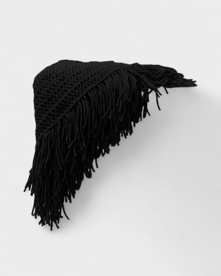 Merino Shawl -  Black