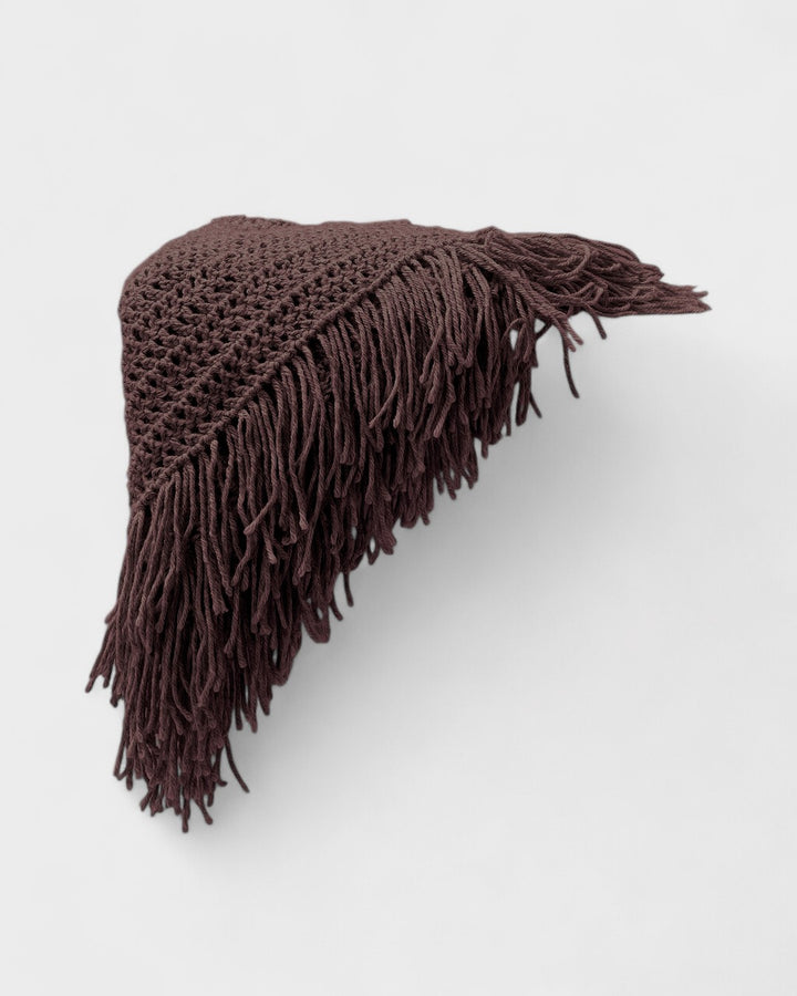 Merino Shawl -  Chocolate